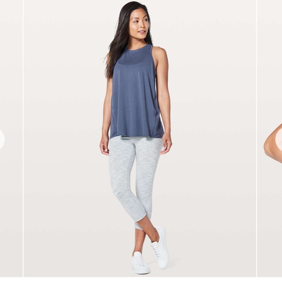 Lululemon All Tied Up Tank🍋🍋-Moody blues - Picture 2 of 11